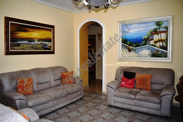 Two-bedroom apartment for rent near Muhamet Gjollesha street in Tirana, Albania.
It is placed on th